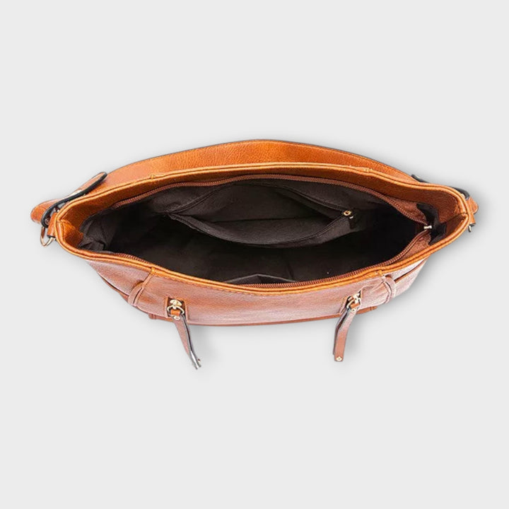 Lora Damenhandtasche | Vintage Leder, Elegant und Praktisch - 4