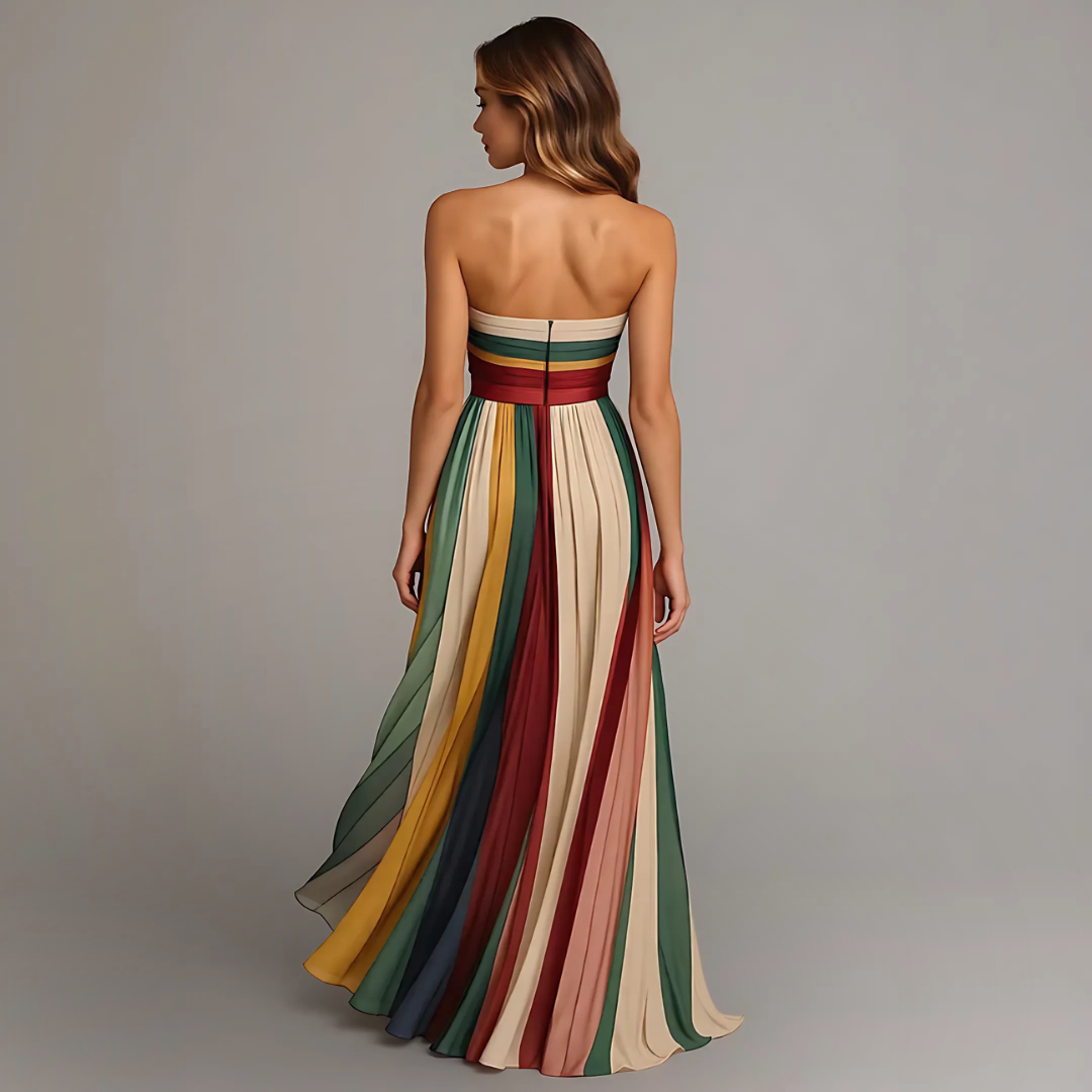 Gina Maxikleid | Figurbetont, Hochwertige Stoffe für Sommer und Abend - 4