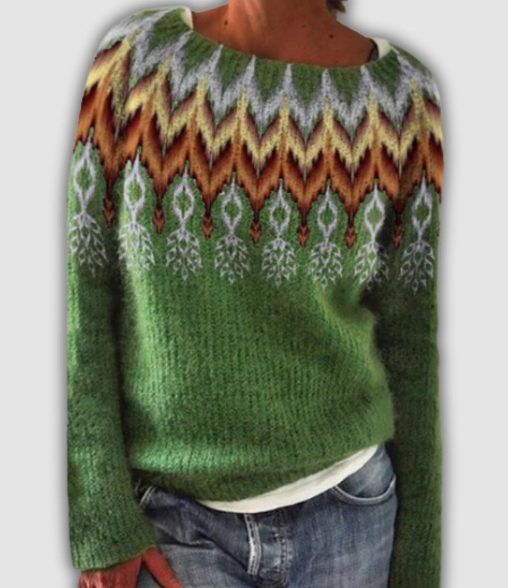 Lino Nordic Pullover | Skandinavisches Muster, Weicher Stoff - 2