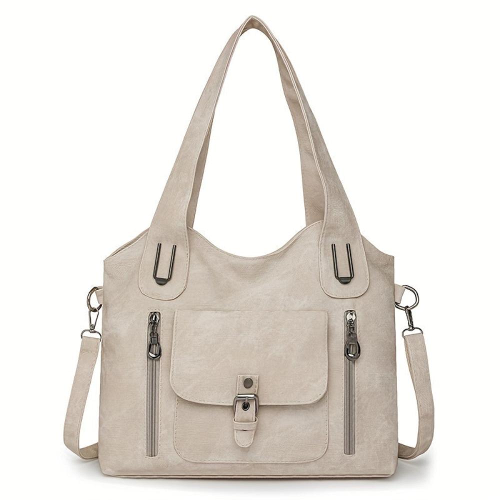 Fina Vintage Schultertasche | Hochwertiges Kunstleder, Abnehmbarer Schulterriemen - 9