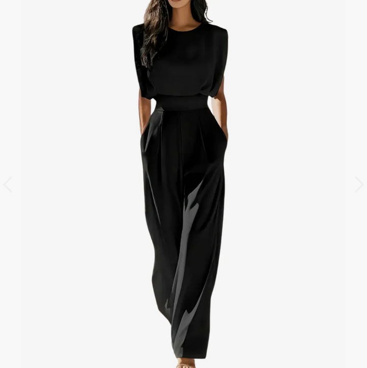 Ariella Jumpsuit Damen | Eleganter Gürtel, Weicher Stoff
