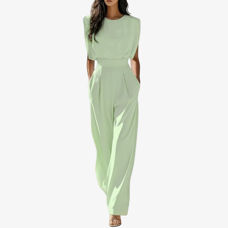 Ariella Jumpsuit Damen | Eleganter Gürtel, Weicher Stoff