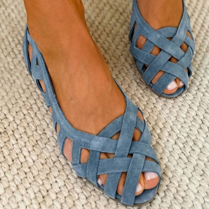 Calia Gewebte Sandalen | Leicht, Atmungsaktiv, Offene Spitze