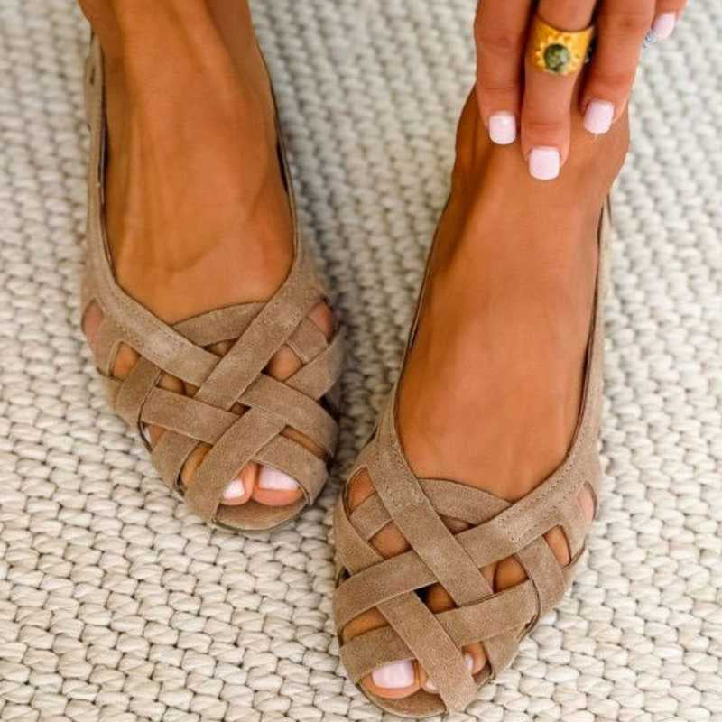 Calia Gewebte Sandalen | Leicht, Atmungsaktiv, Offene Spitze