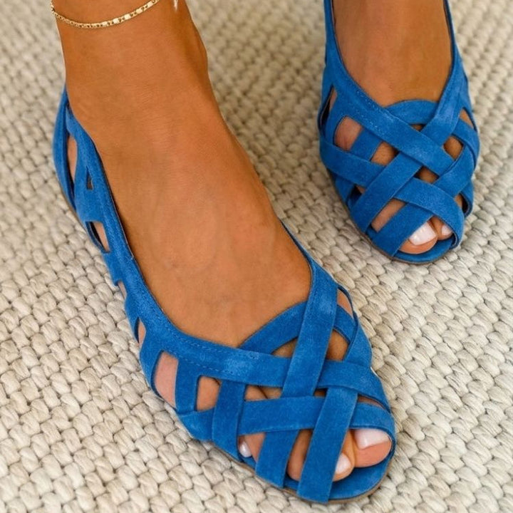 Calia Gewebte Sandalen | Leicht, Atmungsaktiv, Offene Spitze