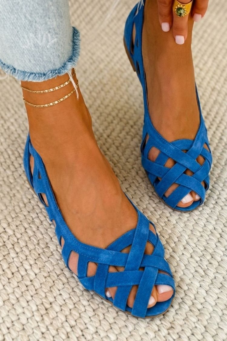 Calia Sandalen Damen | Gewebtes Obermaterial, Farbige Sommerschuhe