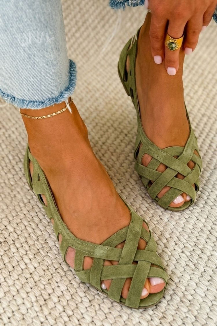 Calia Sandalen Damen | Gewebtes Obermaterial, Farbige Sommerschuhe