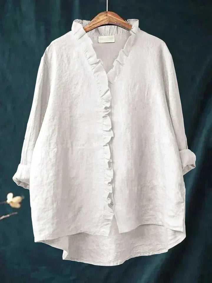 Eline Bluse | Leicht, Atmungsaktiv, Kunstvolles Muster