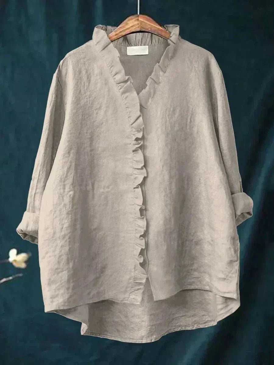 Eline Bluse | Leicht, Atmungsaktiv, Kunstvolles Muster