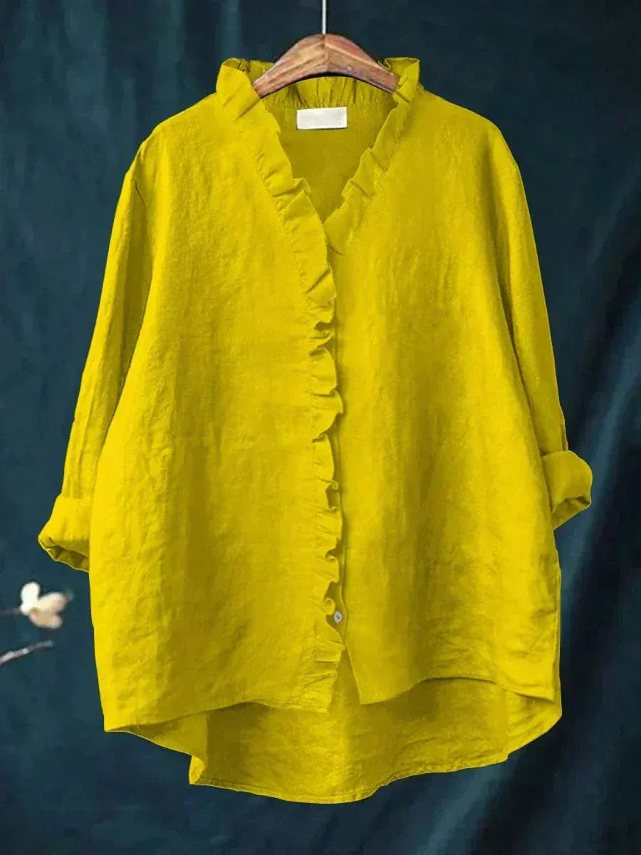 Eline Bluse | Leicht, Atmungsaktiv, Kunstvolles Muster