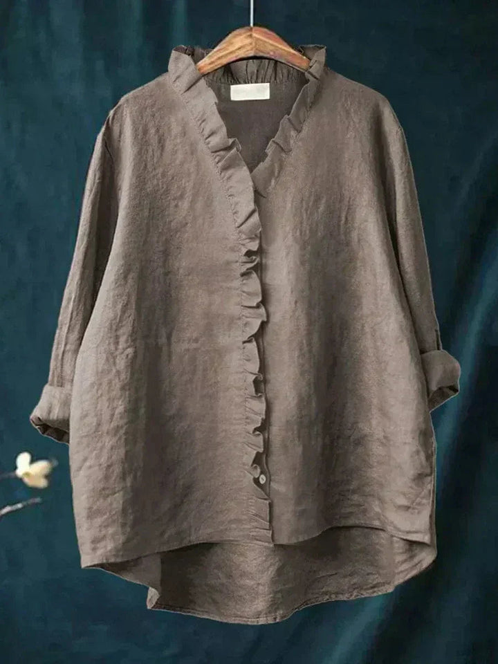 Eline Bluse | Leicht, Atmungsaktiv, Kunstvolles Muster