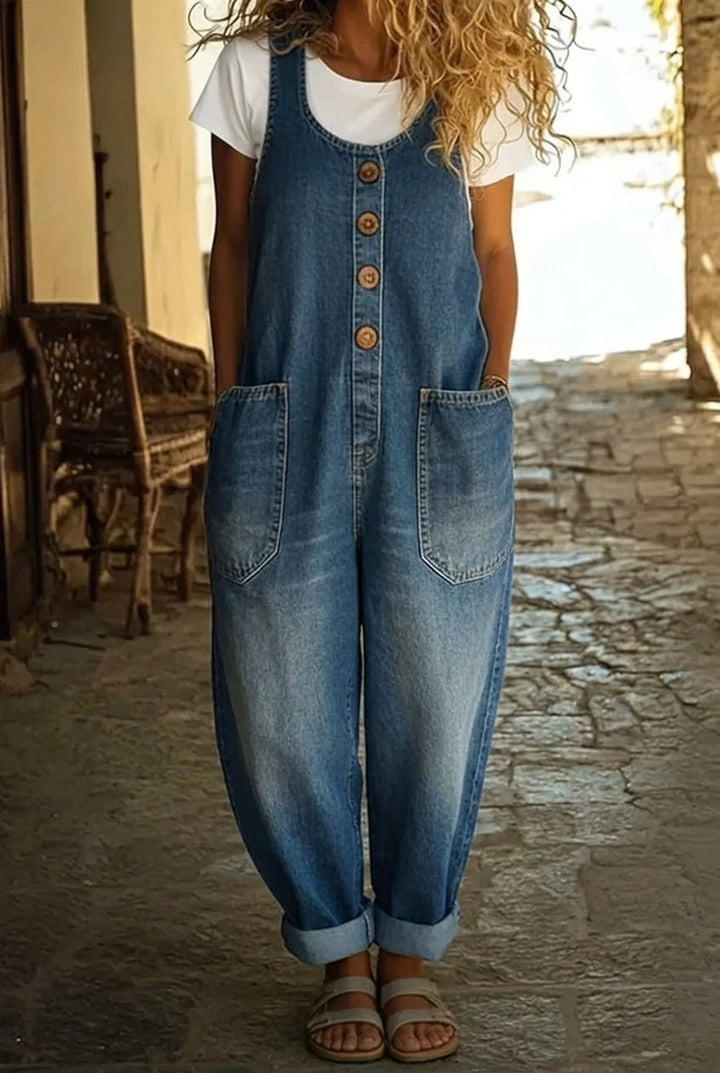Lina Vintage Overall | Baumwolle, Bequeme Passform für Damen