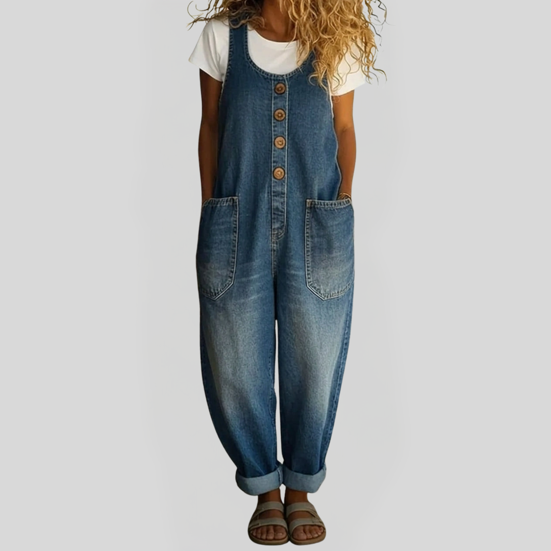 Lina Vintage Overall | Baumwolle, Bequeme Passform für Damen