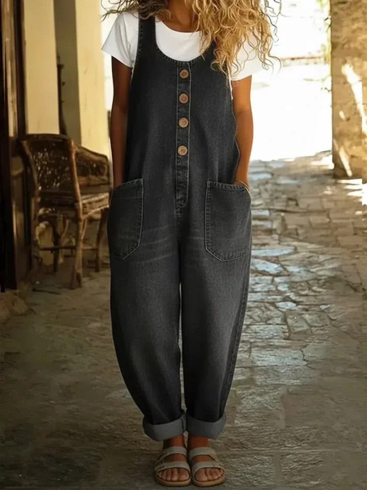 Lina Vintage Overall | Baumwolle, Bequeme Passform für Damen