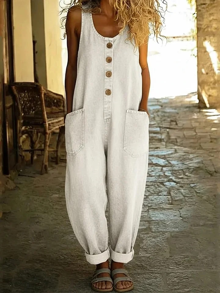Lina Vintage Overall | Baumwolle, Bequeme Passform für Damen
