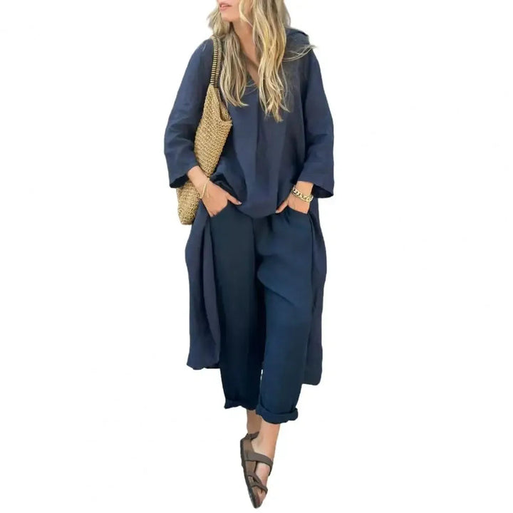 Liora Damen-Set | Elegantes Design, Baumwoll-Polyester-Mix