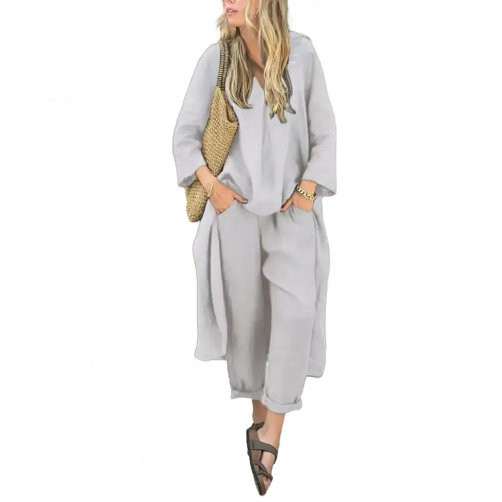 Liora Damen-Set | Elegantes Design, Baumwoll-Polyester-Mix
