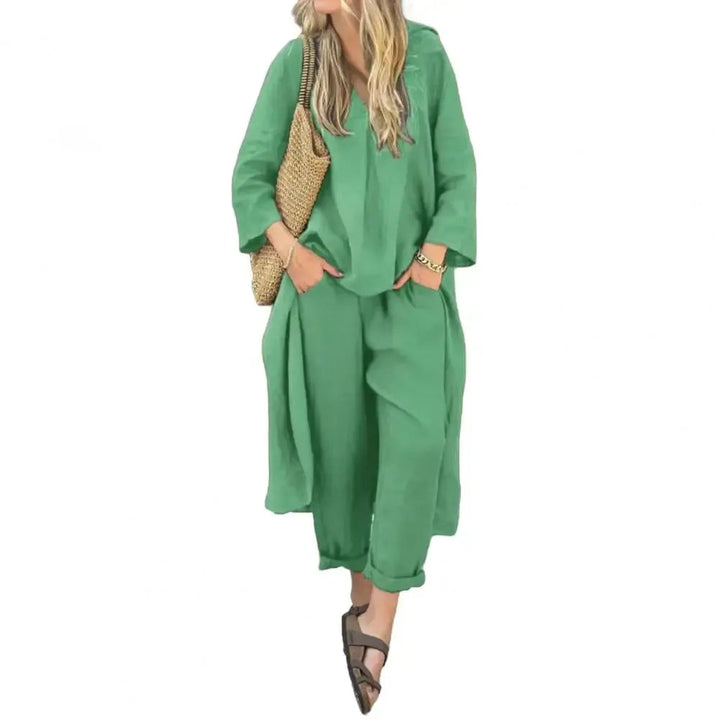 Liora Damen-Set | Elegantes Design, Baumwoll-Polyester-Mix