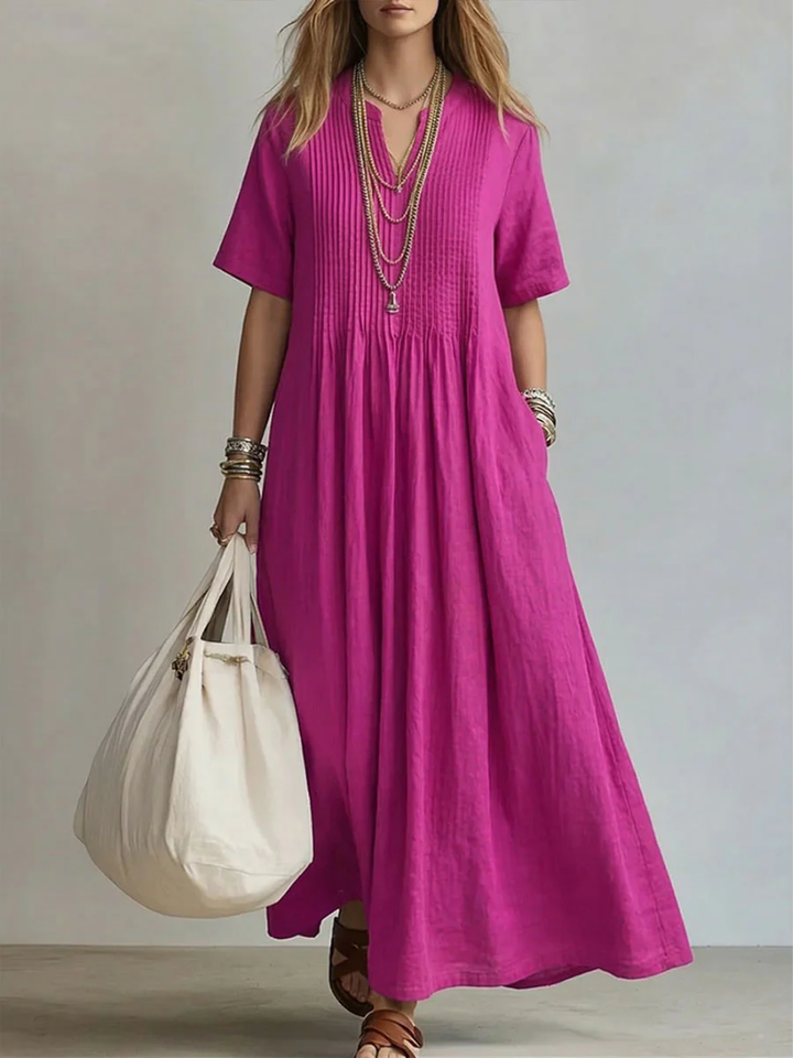 Nira Plissee Kleid | Leichtes, Luftiges Design für Damen, Elegante Falten