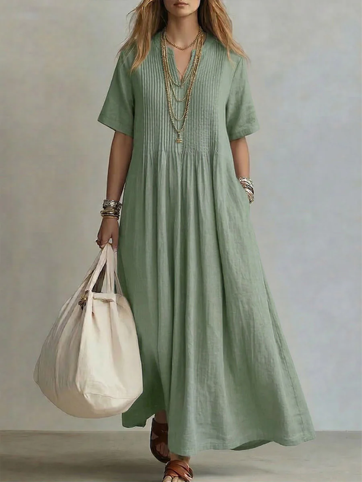 Nira Plissee Kleid | Leichtes, Luftiges Design für Damen, Elegante Falten