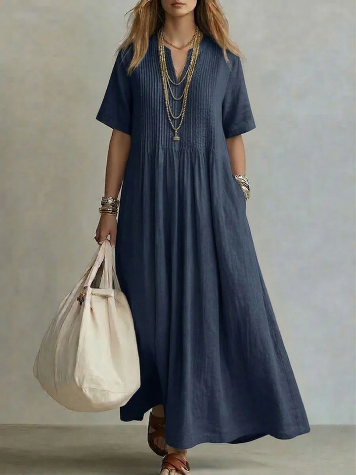 Nira Plissee Kleid | Leichtes, Luftiges Design für Damen, Elegante Falten
