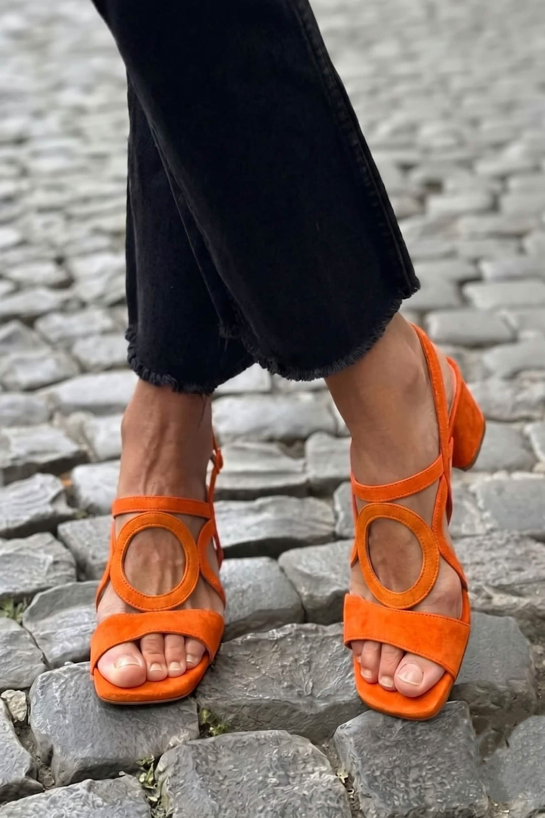 Vela Sommersandalen | Farbige, Quadratische Zehenpartie