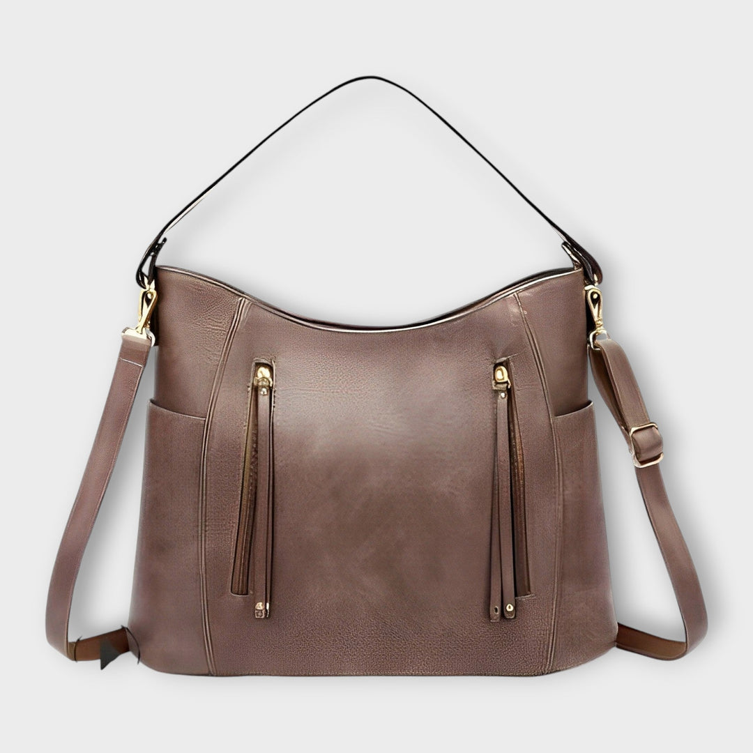Lora Damenhandtasche | Vintage Leder, Elegant und Praktisch - 3