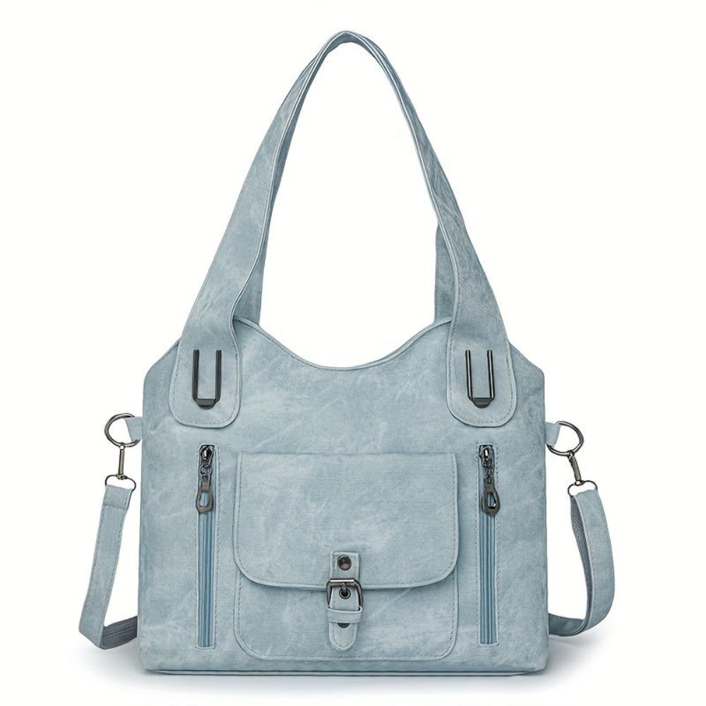 Fina Vintage Schultertasche | Hochwertiges Kunstleder, Abnehmbarer Schulterriemen - 10