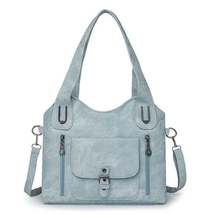 Fina Vintage Schultertasche | Hochwertiges Kunstleder, Abnehmbarer Schulterriemen - 10